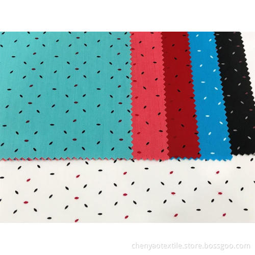 T / C Stretch Plain Bedruckter Stoff